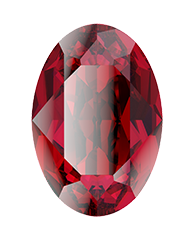Swarovski 4120 Oval Fancy Stone 4x2.7mm Siam +